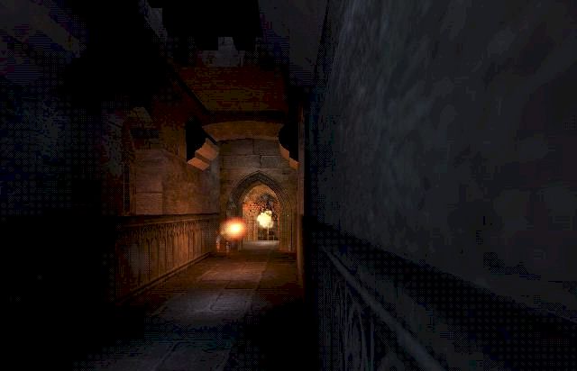 The way only appears to be lit, follow closely..